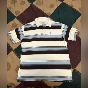 mens striped polo
